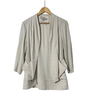 Kimchi Blue Cream Fabric Blazer